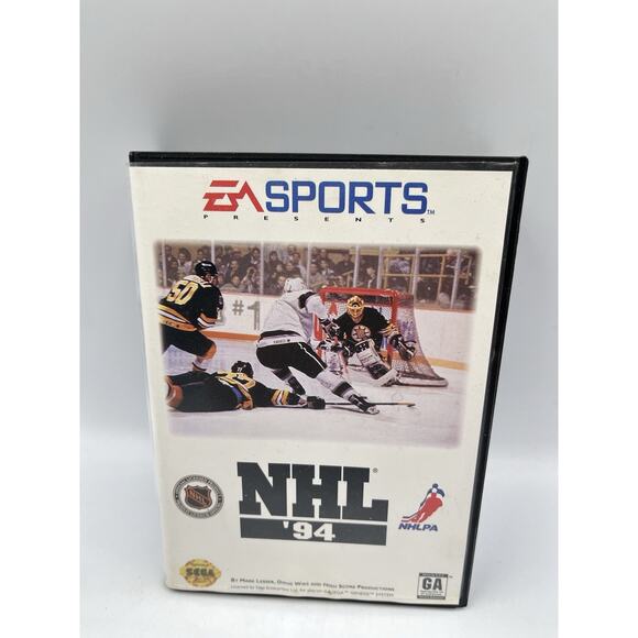 NHL Hockey '94 (Sega Genesis, 1993) Complete CIB ~ Tested & Working - Picture 6 of 16